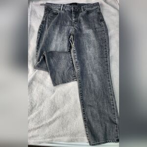 Talbots Slim Ankle Jeans Womens Mid Wash 98% Cotton Size 10